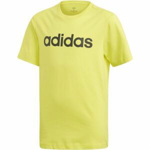 adidas ESSENTIALS LINEAR T-SHIRT Chlapčenské tričko, žltá, veľkosť 128