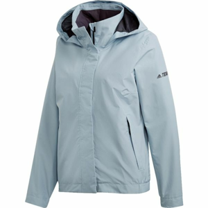 adidas W AX ENTRY JACKET modrá S - Dámska outdoorová bunda