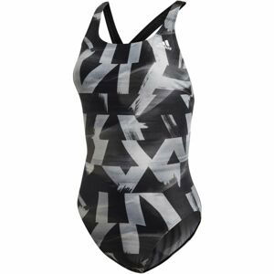 adidas ATHLY X GRAPHIC SWIMSUIT šedá 38 - Dámske plavky