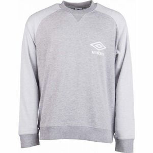 Umbro RAGLAN CREW NECK SWEAT šedá XL - Pánska mikina