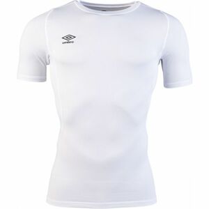 Umbro CORE SS CREW BASELAYER Pánske športové tričko, biela, veľkosť