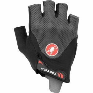 Castelli ARENBERG GEL 2 Pánske cyklistické rukavice, tmavo sivá, veľkosť