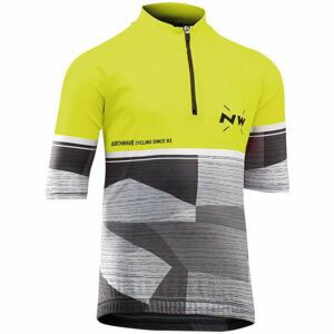 Northwave ORIGIN JR Detský cyklo dres, žltá, veľkosť 6