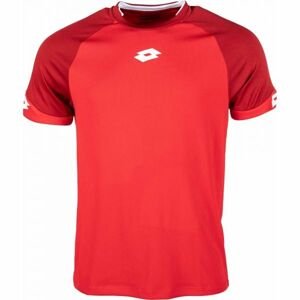 Lotto JERSEY DELTA PLUS Pánsky futbalový dres, červená, veľkosť
