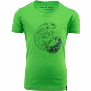 ALPINE PRO ODDO Detské tričko, svetlo zelená, veľkosť 104-110