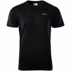 Hi-Tec DOBRAN Pánske tričko, čierna,biela, veľkosť