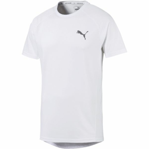 Puma EVOSTRIPE TEE biela L - Pánske tričko