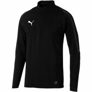 Puma FINAL TRAINING 1/4 ZIP TOP čierna L - Pánske športové tričko