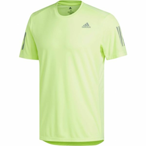 adidas OWN THE RUN TEE MEN zelená M - Pánske športové tričko