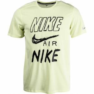 Nike BRTHE RUN TOP SS GX zelená M - Pánske tričko