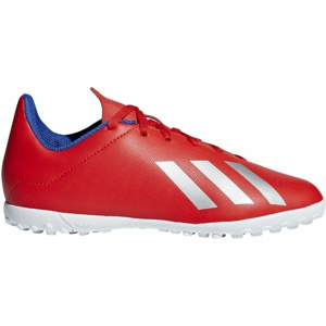 adidas X 18.4 TF J šedá 5 - Chlapčenské turfy