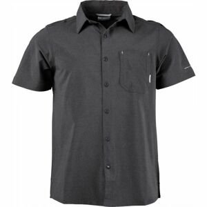 Columbia TRIPLE CANYON SHORT SLEEVE SHIRT čierna M - Pánska outdoorová košeľa