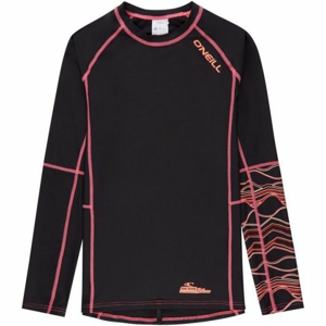 O'Neill PG LONG SLEEVE SKINS čierna 16 - Dievčenské tričko s UV filtrom