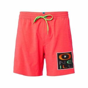 O'Neill PM RE-ISSUE LOGO SHORTS červená M - Pánske šortky do vody