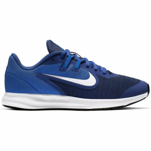 Nike DOWNSHIFTER 9 GS modrá 3.5 - Detská bežecká obuv