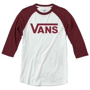 Vans CLASSIC RAGLAN biela L - Pánske tričko