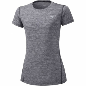 Mizuno IMPULSE CORE TEE šedá S - Dámske bežecké tričko