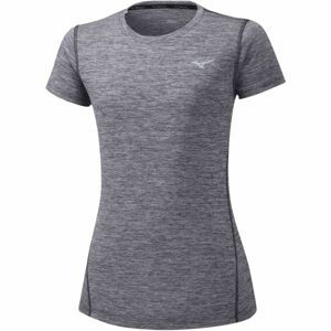 Mizuno IMPULSE CORE TEE šedá XS - Dámske bežecké tričko