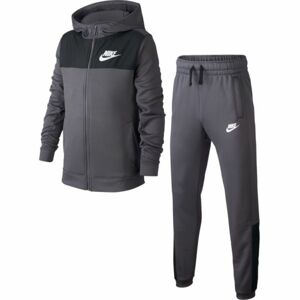 Nike NSW AV15 TRACKSUIT Chlapčenská športová súprava, sivá, veľkosť M