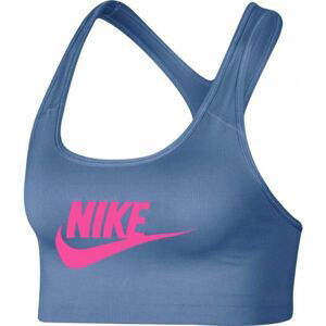 Nike SWOOSH FUTURA BRA Dámska podprsenka, modrá,ružová, veľkosť