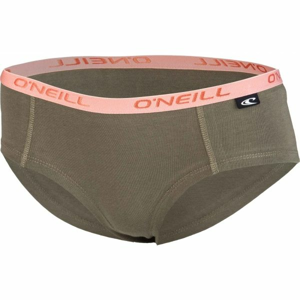 O'Neill HIPSTER STRIPES 2-PACK hnedá L - Dámske nohavičky