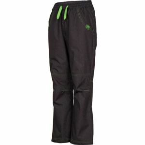 Lewro NINGO Detské zateplené nohavice, tmavo sivá, veľkosť 140-146