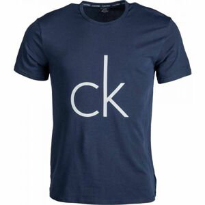 Calvin Klein S/S CREW NECK tmavo modrá XL - Pánske tričko