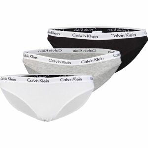 Calvin Klein 3PK BIKINI šedá S - Dámske nohavičky