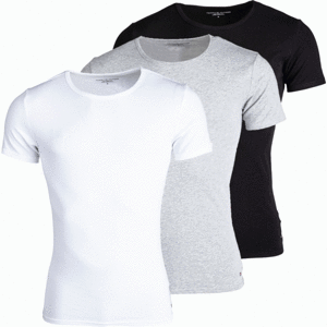 Tommy Hilfiger CN TEE SS 3 PACK PREMIUM ESSENTIALS Pánske tričko, biela, veľkosť L