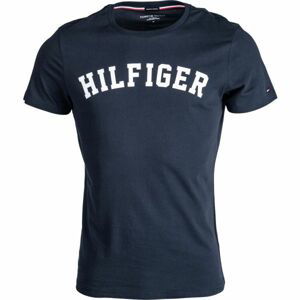 Tommy Hilfiger SS TEE LOGO tmavo modrá S - Tricou de bărbați