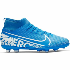 Nike JR SUPERFLY 7 CLUB FG/MG modrá 6 - Chlapčenské kopačky