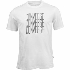 Converse LOGO REMIX TEE biela M - Pánske tričko