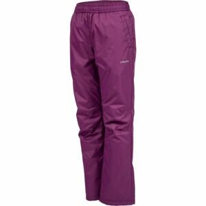 Lewro NAVEA Detské zateplené nohavice, fialová, veľkosť 128-134