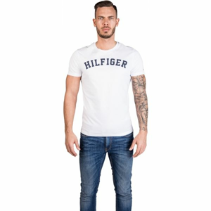 Tommy Hilfiger SS TEE LOGO biela XL - Tricou de bărbați