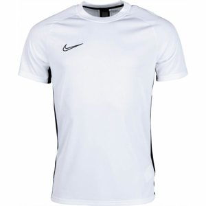 Nike DRY ACDMY TOP SS biela L - Pánske futbalové tričko