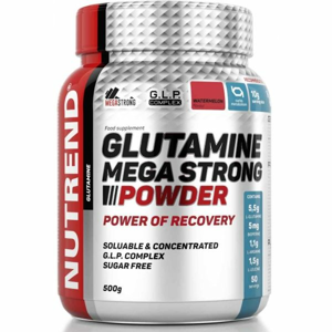 Nutrend GLUTAMINE MEGA STRONG POWDER 500G MELÓN  NS - Aminokyseliny