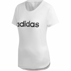 adidas W D2M LO TEE biela S - Dámske tričko