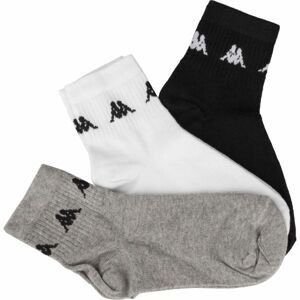 Kappa ZORAZ 3PACK biela 43 - 46 - Ponožky
