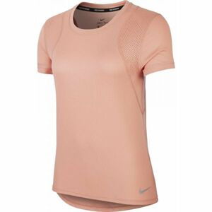 Nike RUN TOP SS W oranžová M - Dámske bežecké tričko