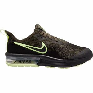 Nike AIR MAX SEQUENT 4 tmavo zelená 3.5 - Detská voľnočasová obuv