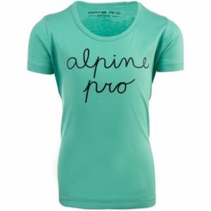 ALPINE PRO GRETO svetlo zelená 104-110 - Detské tričko