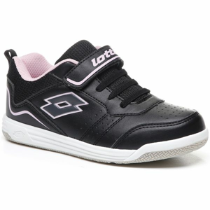 Lotto SET ACE XIII CL SL Detská voľnočasová obuv, čierna, veľkosť 28