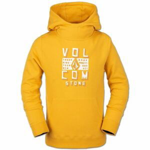 Volcom HOTLAPPER FLEECE žltá L - Detská mikina