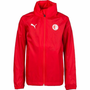 Puma LIGA TRG JKT JR SLAVIA červená 128 - Chlapčenská športová bunda