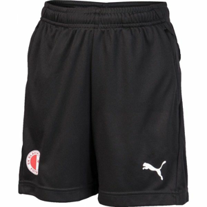 Puma LIGA TRG SHORTS JR SLAVIA Chlapčenské športové šortky, čierna, veľkosť 128