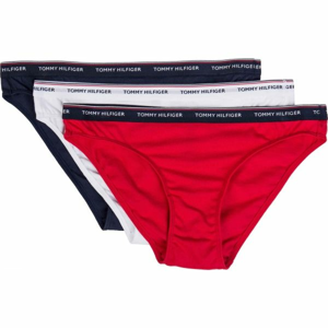 Tommy Hilfiger 3P BIKINI biela M - Dámske nohavičky