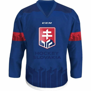 CCM HOKEJOVÝ DRES SLOVAKIA modrá 2xl - Hokejový dres