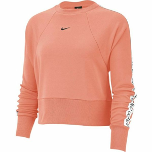 Nike DRY GET FIT FLC CRW JDI T oranžová L - Dámska mikina