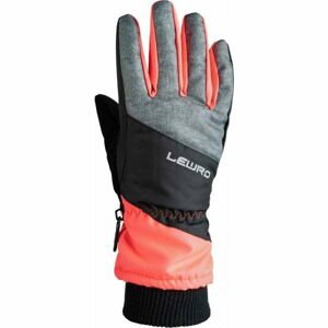 Lewro PIRUZ oranžová 4-7 - Detské lyžiarské rukavice