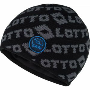 Lotto PETT Chlapčenská pletená čiapka, čierna, veľkosť UNI